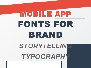 Crafting Brand Stories with Creative Mobile App Typography